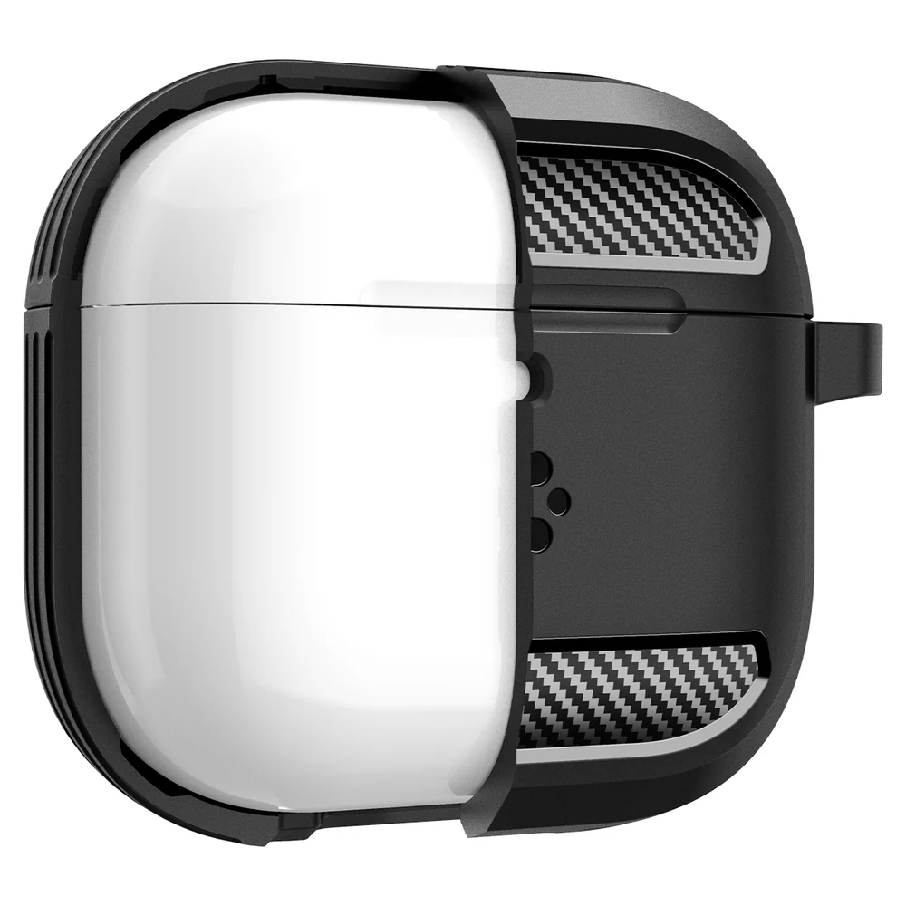 Spigen AirPods 4 Rugged Armor Case (Black) - Image 5