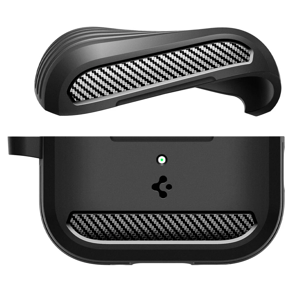 Spigen AirPods Pro 3 Rugged Armor Case (Black) - Image 4