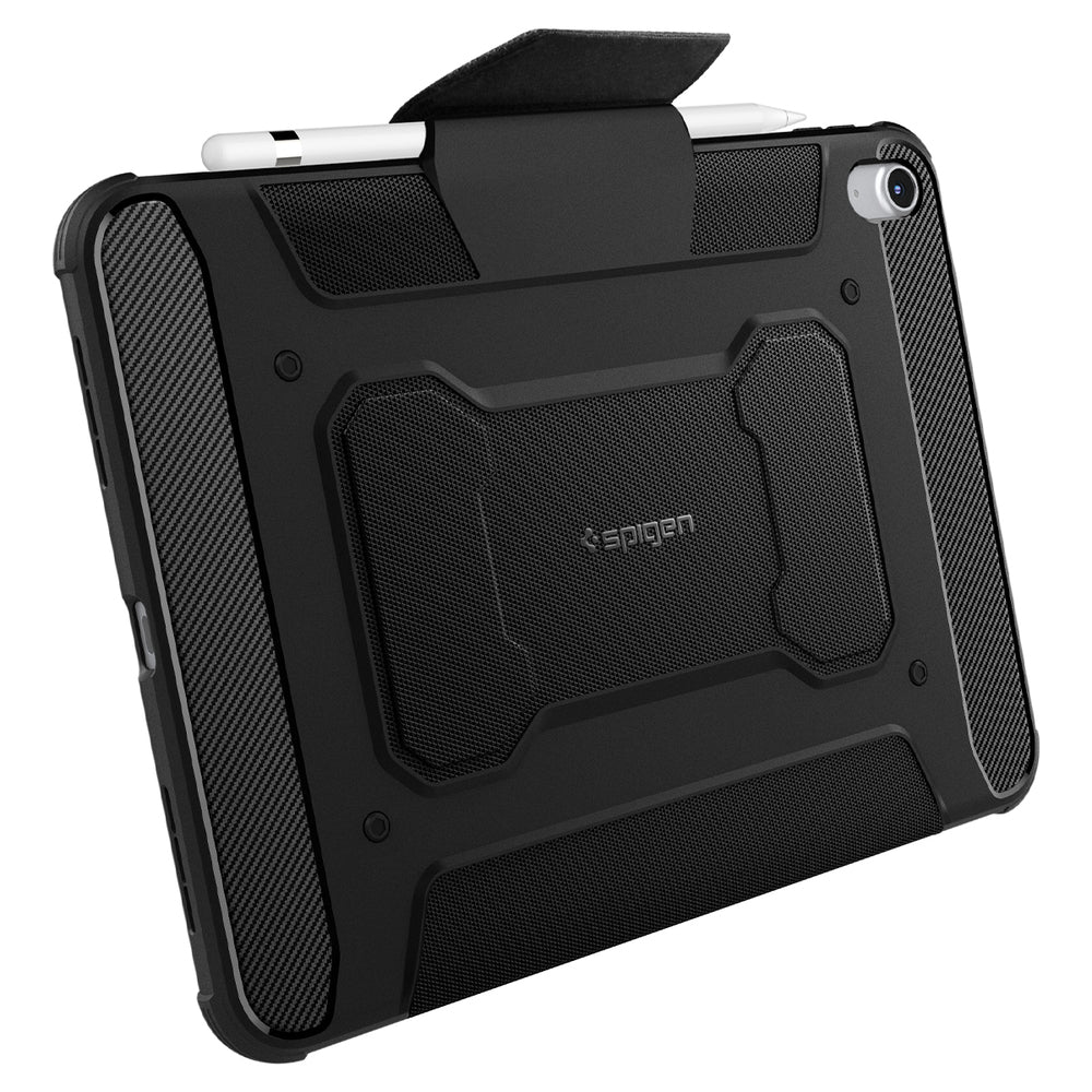 Spigen Apple iPad 10.9 2022 Rugged Armor Pro Case - Black - Image 6