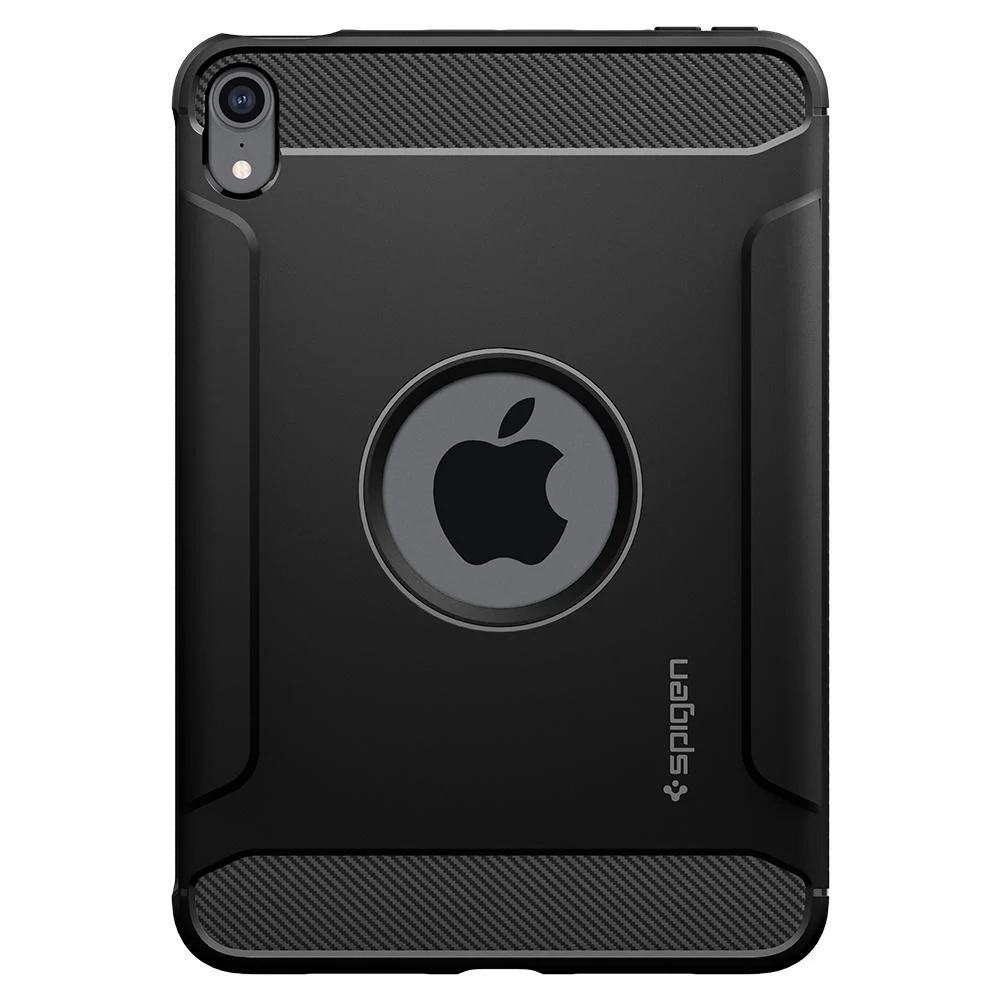 Spigen Apple iPad mini (7th/6th Gen) Rugged Armor Case - Black - Image 3