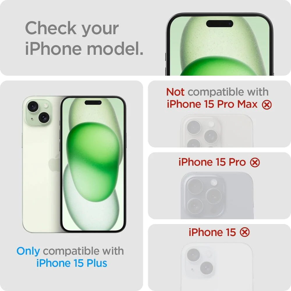 Spigen Apple iPhone 15 Plus AlignMaster GLAS.tR Full Cover 2PCS Glass Screen Protector - Black - Image 2