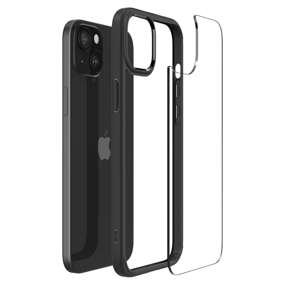 Spigen Apple iPhone 15 Plus Ultra Hybrid Case - Black - Image 5