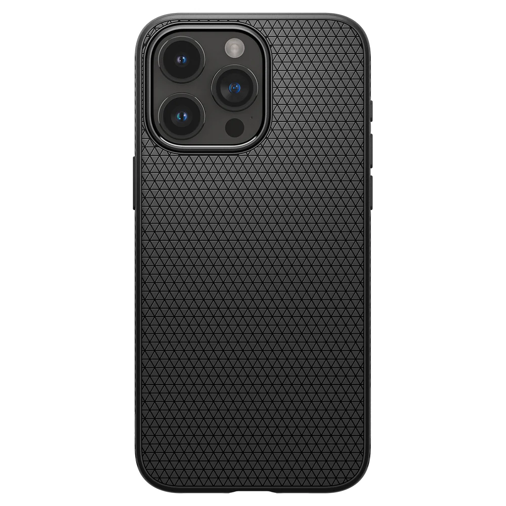 Spigen Apple iPhone 15 Pro Liquid Air Case - Black - Image 3