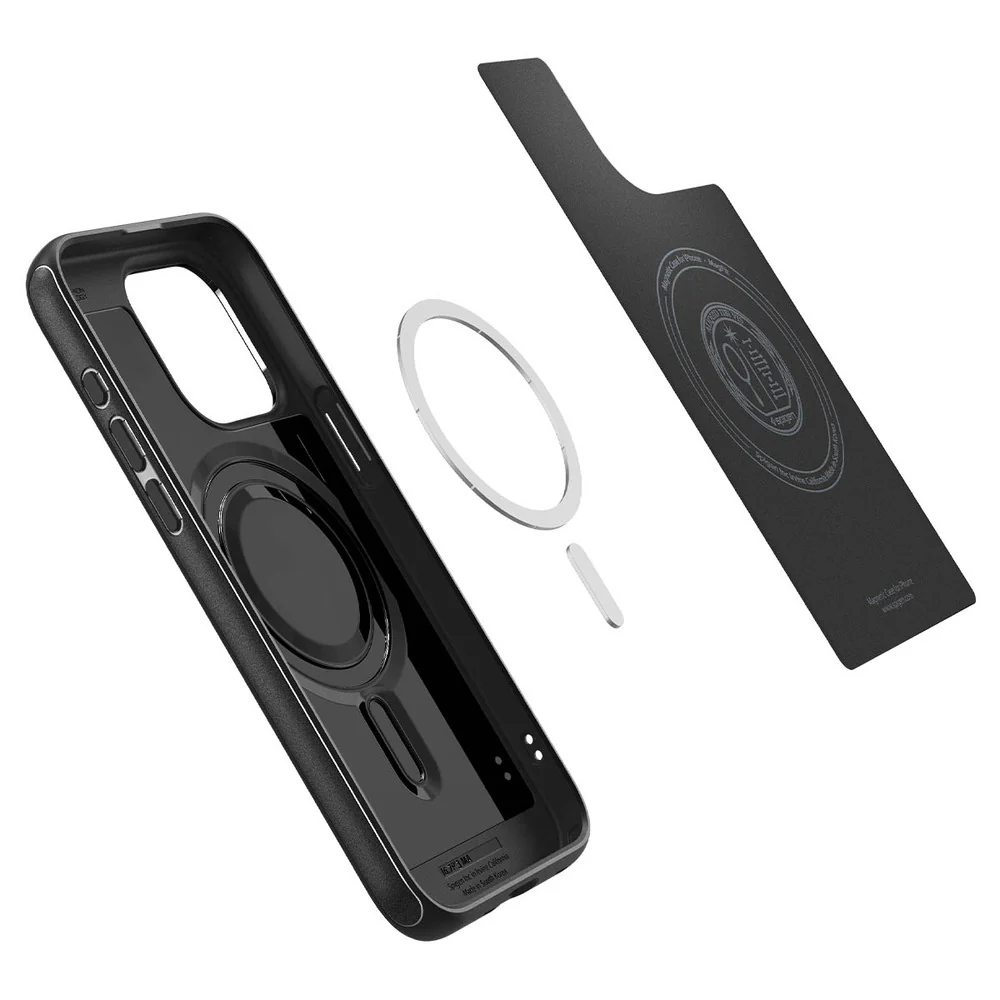 Spigen Apple iPhone 15 Pro Mag Armor (MagFit) Case - Black - Image 6