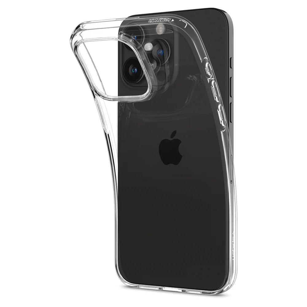 Spigen Apple iPhone 15 Pro Max Liquid Crystal Case - Clear - Image 6