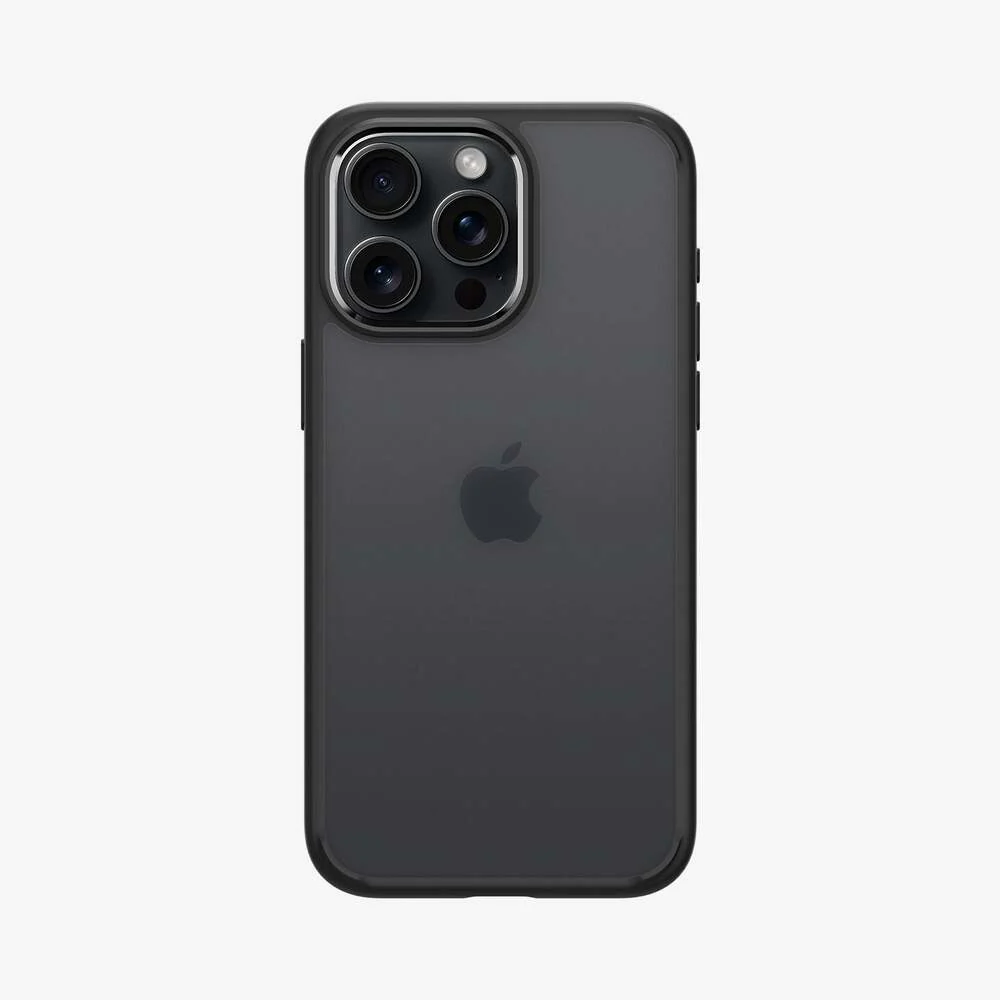 Spigen Apple iPhone 15 Pro Max Ultra Hybrid Case - Frost Black - Image 3