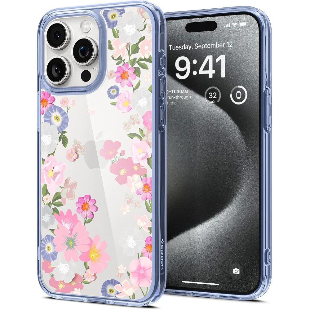Spigen Apple iPhone 15 Pro Ultra Hybrid Case - Blossom - Image 3