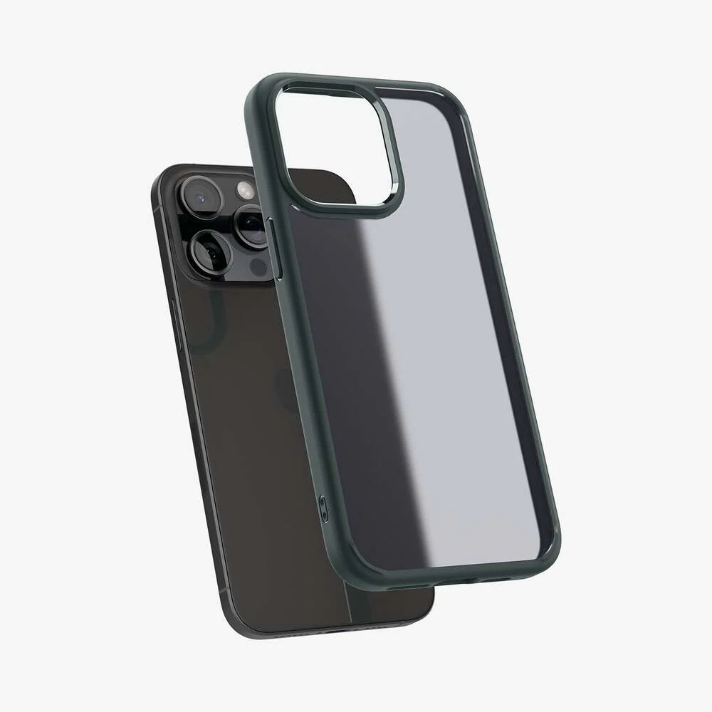 Spigen Apple iPhone 15 Pro Ultra Hybrid Case - Frost Green - Image 5