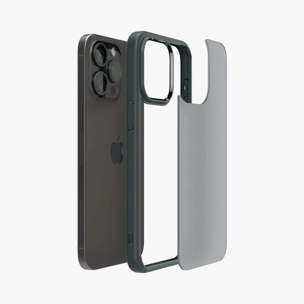 Spigen Apple iPhone 15 Pro Ultra Hybrid Case - Frost Green - Image 6