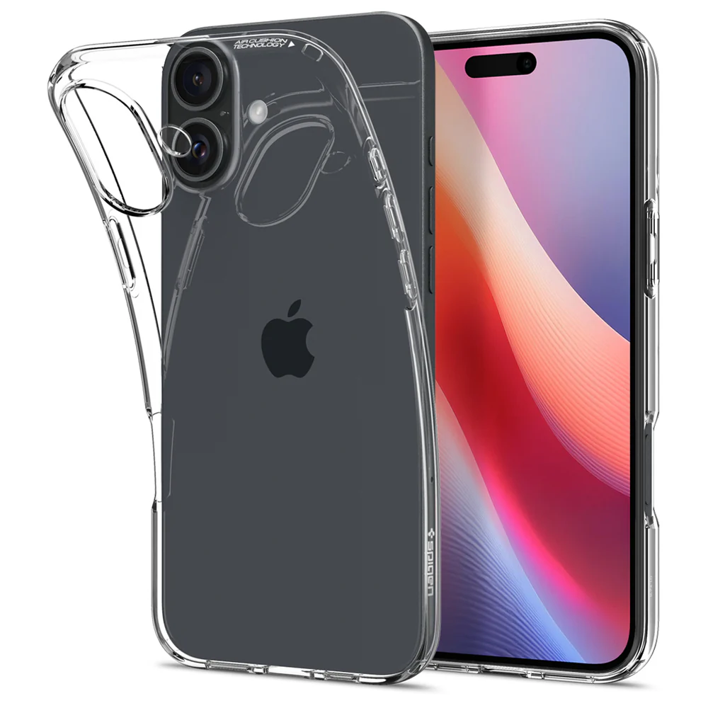 Spigen Apple iPhone 16 Liquid Crystal Case - Clear - Image 5