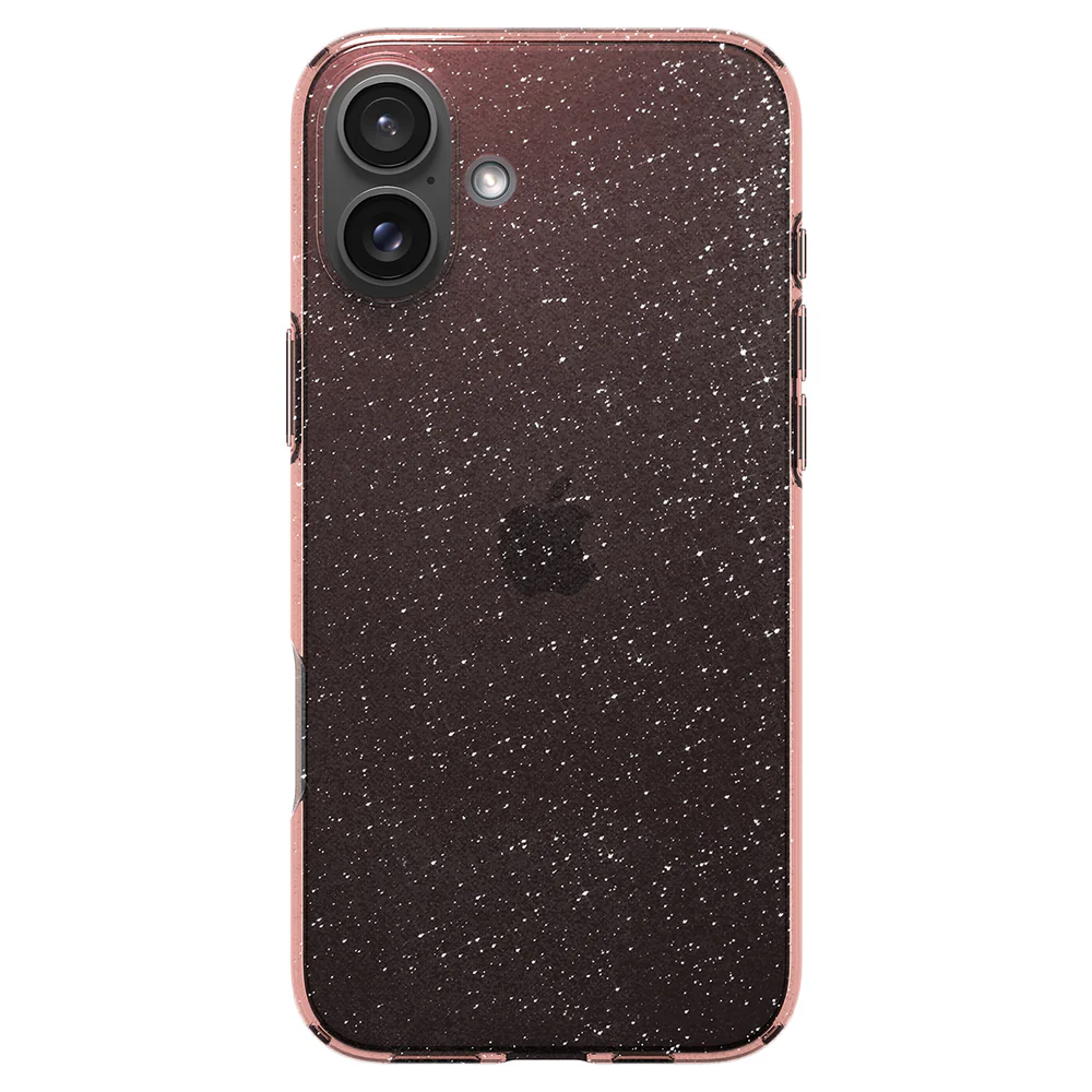 Spigen Apple iPhone 16 Liquid Crystal Glitter Case - Rose Quartz - Image 5
