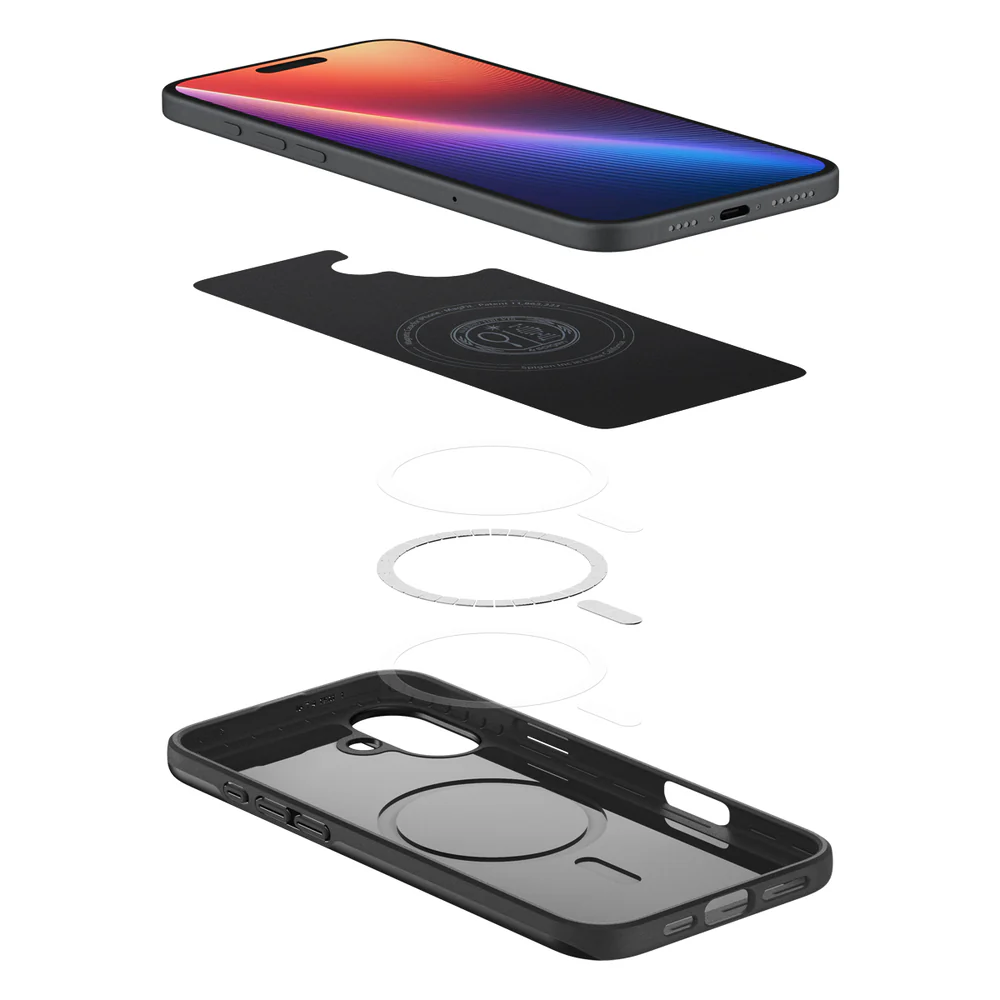 Spigen Apple iPhone 16 Plus Thin Fit (MagFit) Case - Black - Image 6