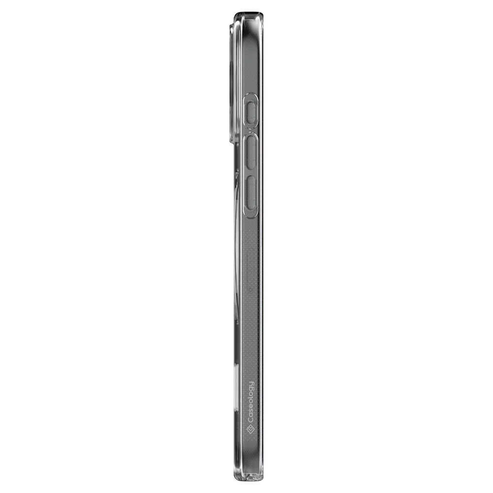 Spigen Apple iPhone 16 Pro Capella Mag Kickstand Case - Clear Case / White Ring - Image 6