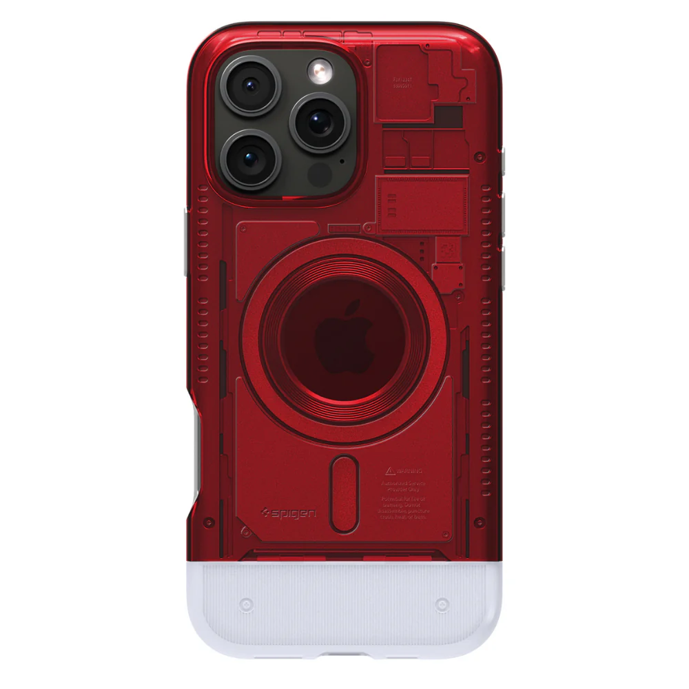 Spigen Apple iPhone 16 Pro Classic C1 (MagFit) Case - Ruby - Image 3