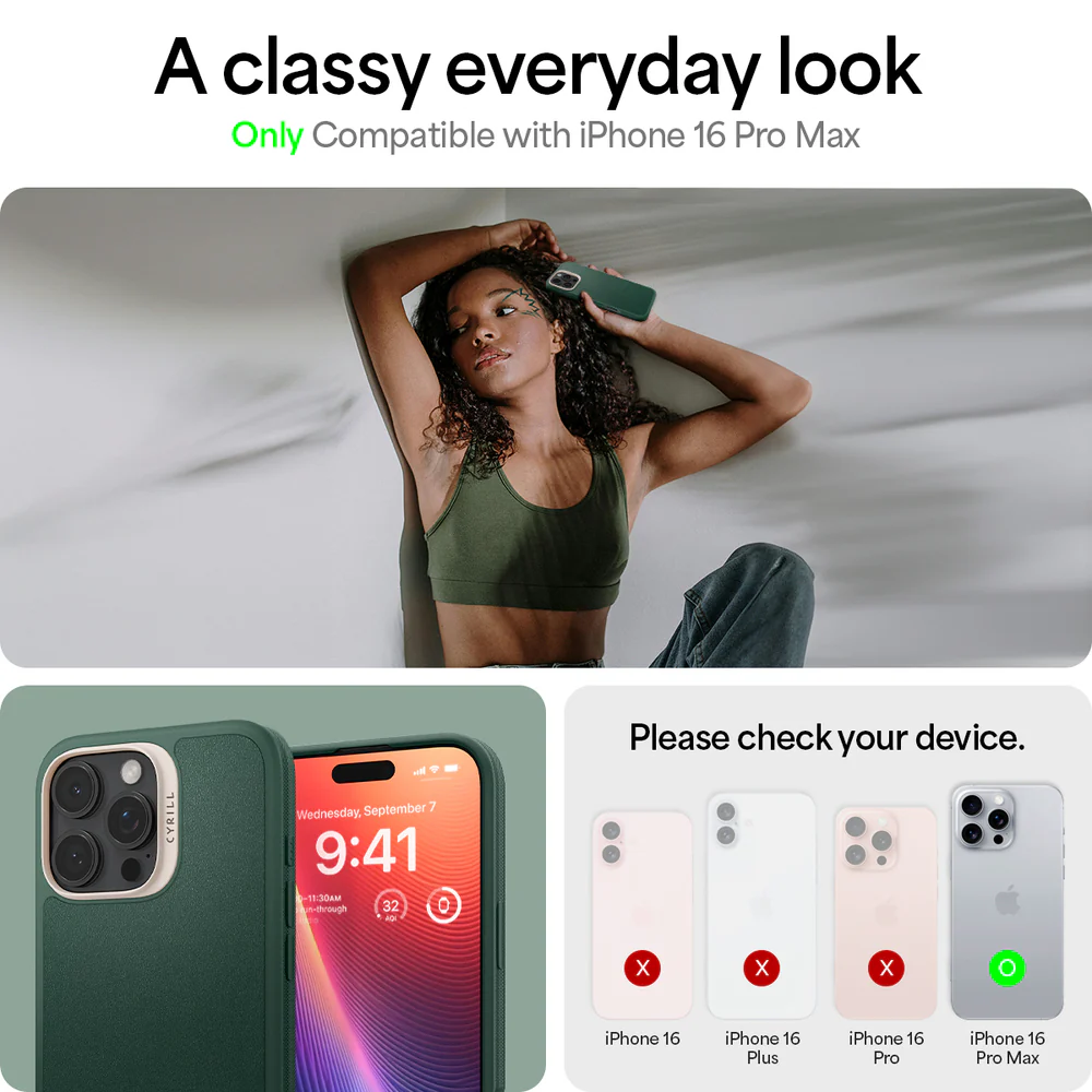 Spigen Apple iPhone 16 Pro Max Kajuk Mag Case - Forest Green - Image 2