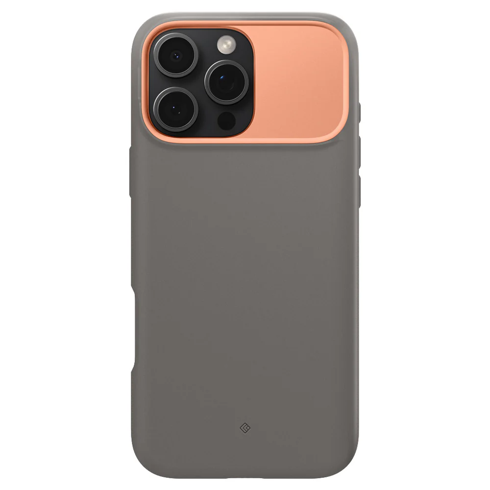 Spigen Apple iPhone 16 Pro Max Nano Pop Mag Kickstand Case - Papaya Grey - Image 4