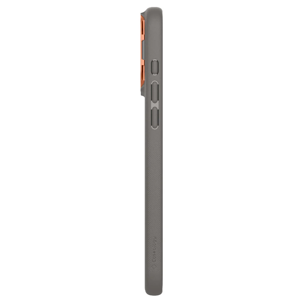 Spigen Apple iPhone 16 Pro Max Nano Pop Mag Kickstand Case - Papaya Grey - Image 6