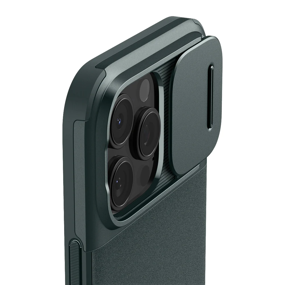 Spigen Apple iPhone 16 Pro Max Optik Armor (MagFit) Case - Abyss Green - Image 6