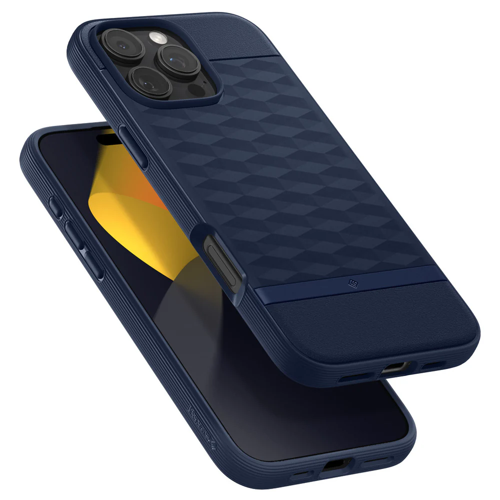 Spigen Apple iPhone 16 Pro Max Parallax Mag Case - Midnight Blue - Image 3
