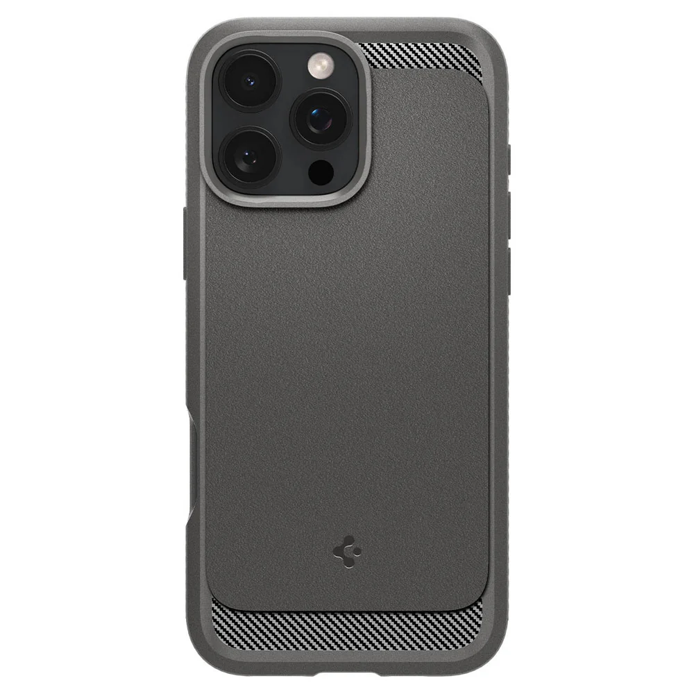 Spigen Apple iPhone 16 Pro Max Rugged Armor (MagFit) Case - Grey - Image 3