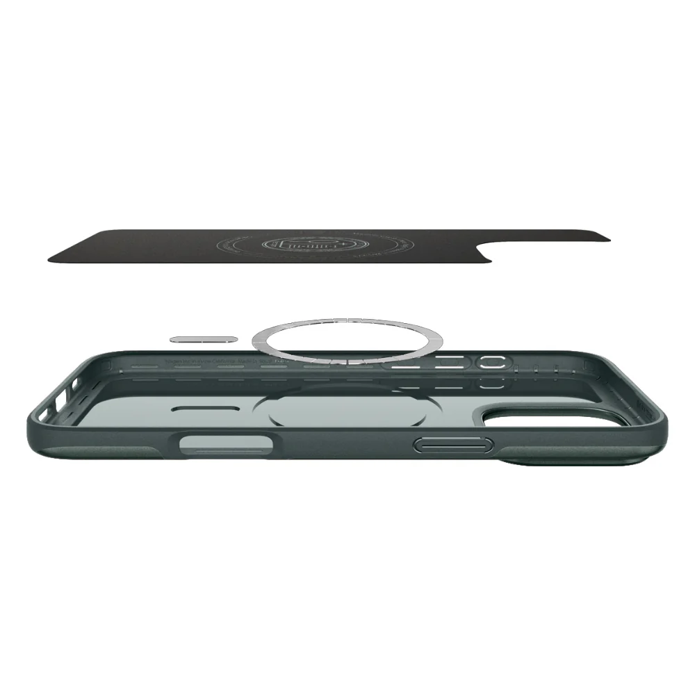 Spigen Apple iPhone 16 Pro Max Thin Fit (MagFit) Case - Abyss Green - Image 5