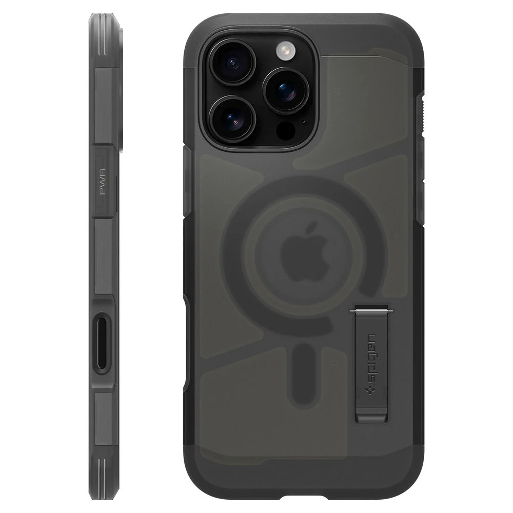 Spigen Apple iPhone 16 Pro Max Tough Armor T (MagFit) Case - Frost Black - Image 2