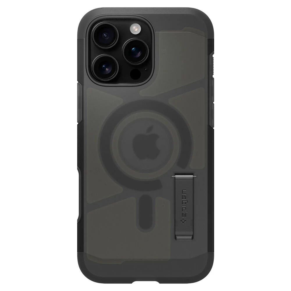 Spigen Apple iPhone 16 Pro Max Tough Armor T (MagFit) Case - Frost Black - Image 3