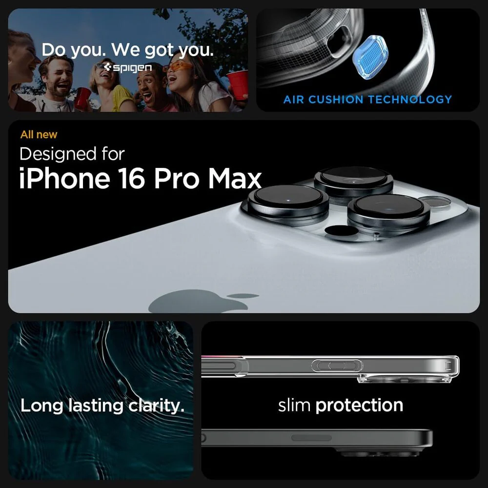 Spigen Apple iPhone 16 Pro Max Ultra Hybrid Case - Navy Blue - Image 2