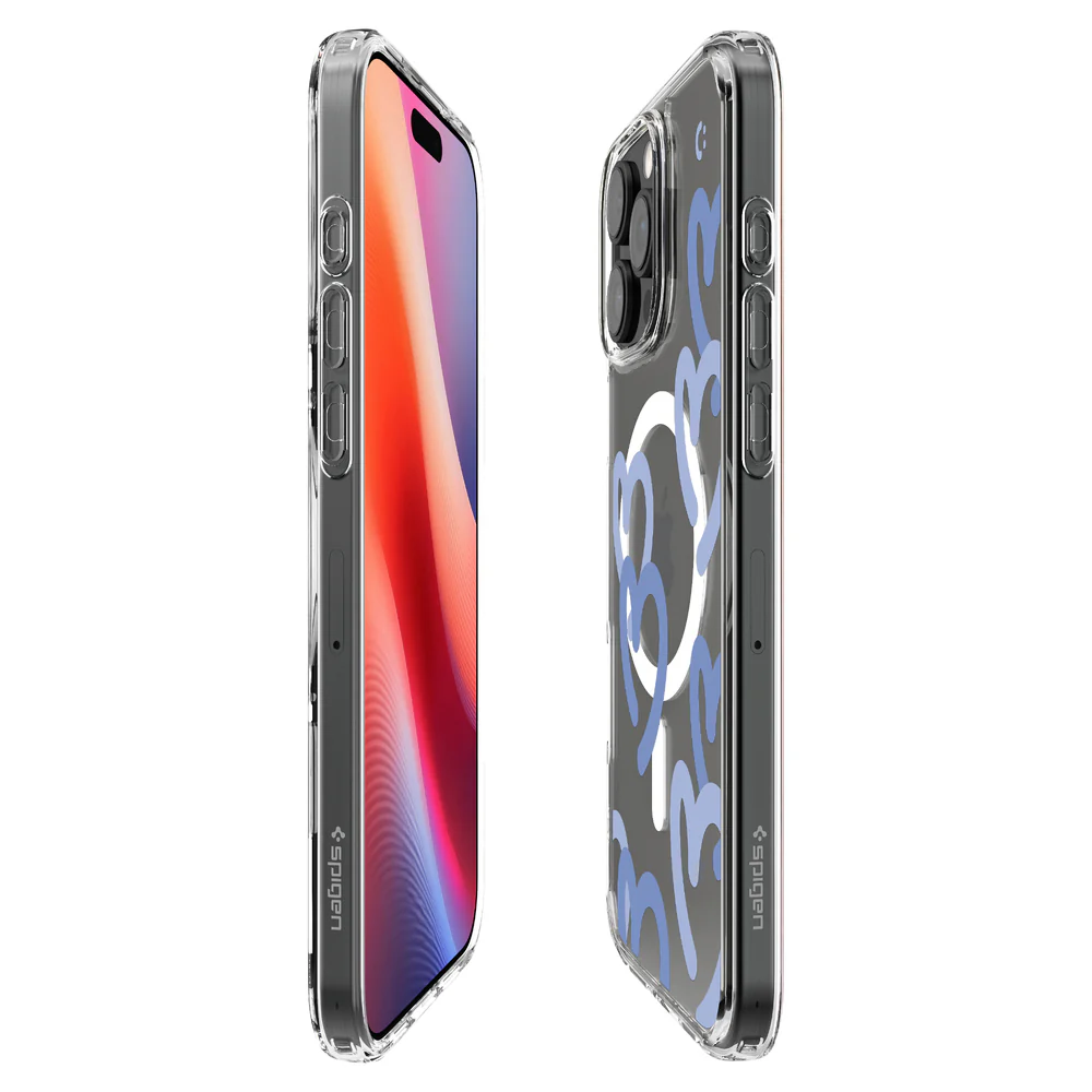 Spigen Apple iPhone 16 Pro Max Ultra Hybrid Hearts (MagFit) Case - Hearts Denim - Image 3