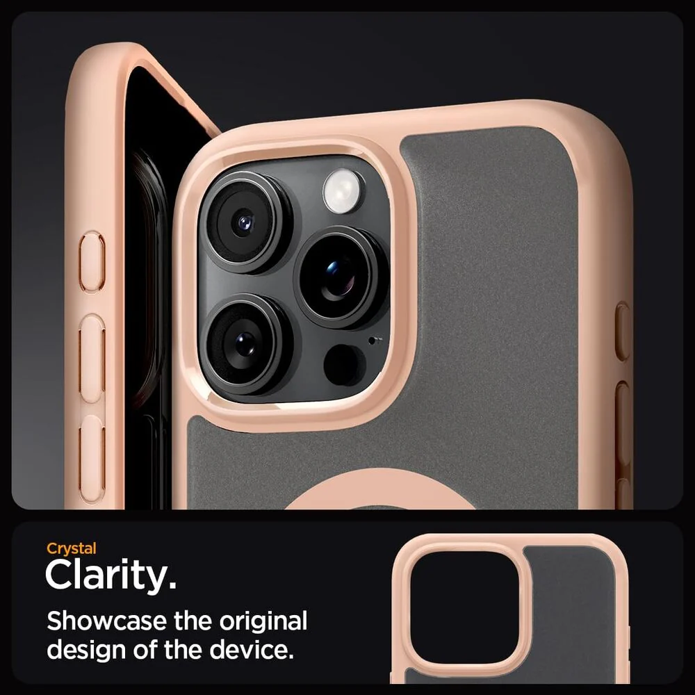 Spigen Apple iPhone 16 Pro Max Ultra Hybrid (MagFit) Case - Frost Rose Titanium - Image 2