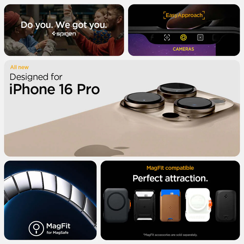 Spigen Apple iPhone 16 Pro Tough Armor T AI (MagFit) Case (Black) - Image 2