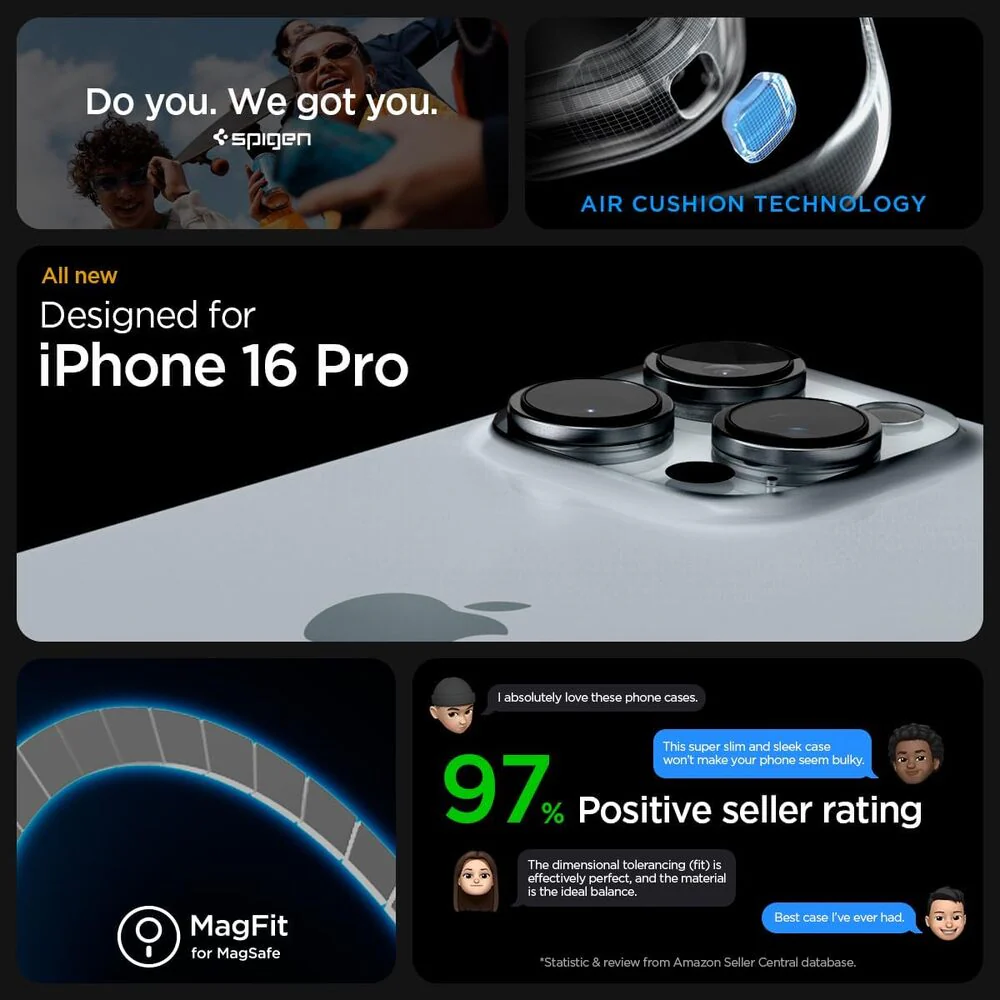 Spigen Apple iPhone 16 Pro Ultra Hybrid (MagFit) Case (Frost Rose Titanium) - Image 2