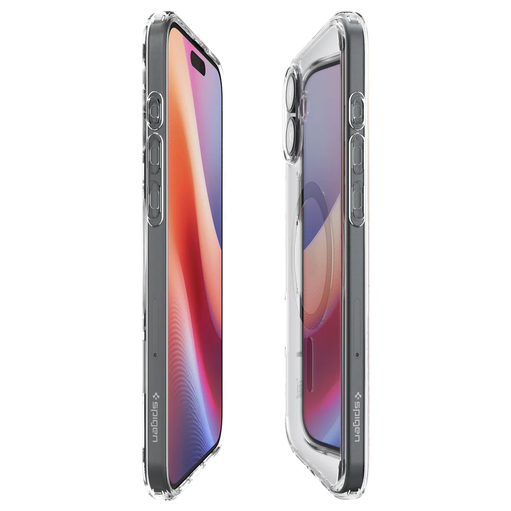 Spigen Apple iPhone 16 Ultra Hybrid (MagFit) Case (Clear Case / Black Ring) - Image 6
