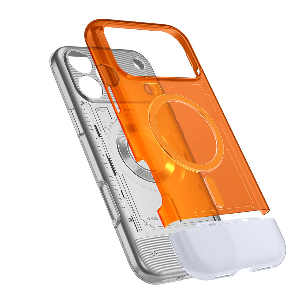 Spigen Apple iPhone 17 Pro Max Classic C1 (MagFit) Case - Tangerine - Image 4