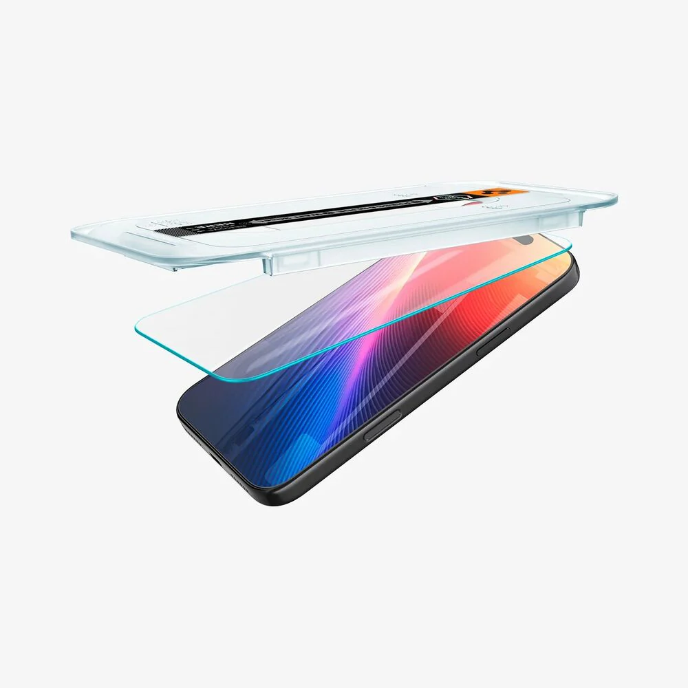 Spigen Apple iPhone 17 Pro Max EZ Fit GLAS.tR Slim 2PCS Glass Screen Protector - Clear - Image 3