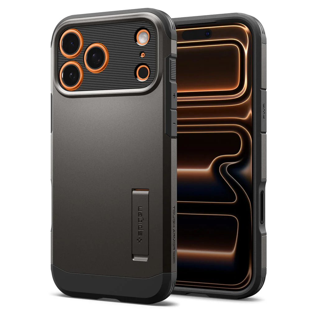 Spigen Apple iPhone 17 Pro Tough Armor T Camera Control Button Cover (MagFit) Case - Gunmetal - Image 2