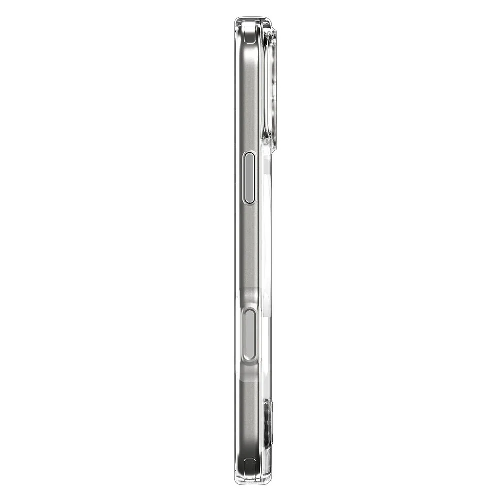 Spigen Apple iPhone 17 Pro Ultra Hybrid S (MagFit) Case - Clear Case / White Ring - Image 3