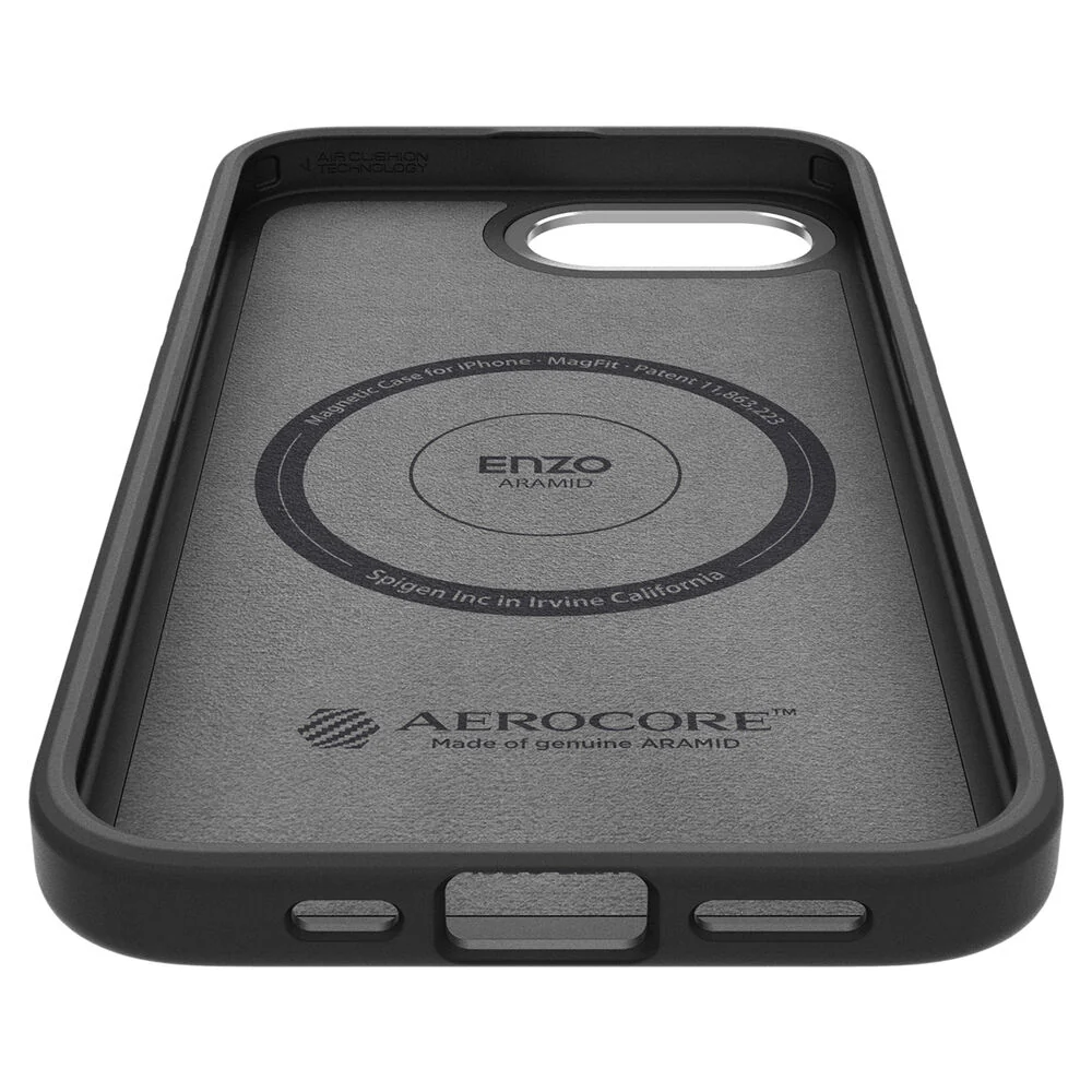 Spigen Apple iPhone 17e / 16e  Enzo Aramid (MagFit) Case - Black - Image 5