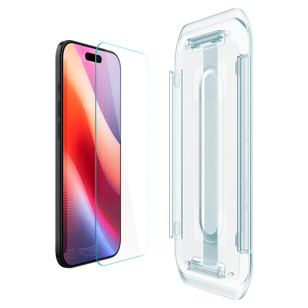 Spigen Apple iPhone Air GLAS.tR EZ Fit 2PCS Glass Screen Protector - Clear - Image 4