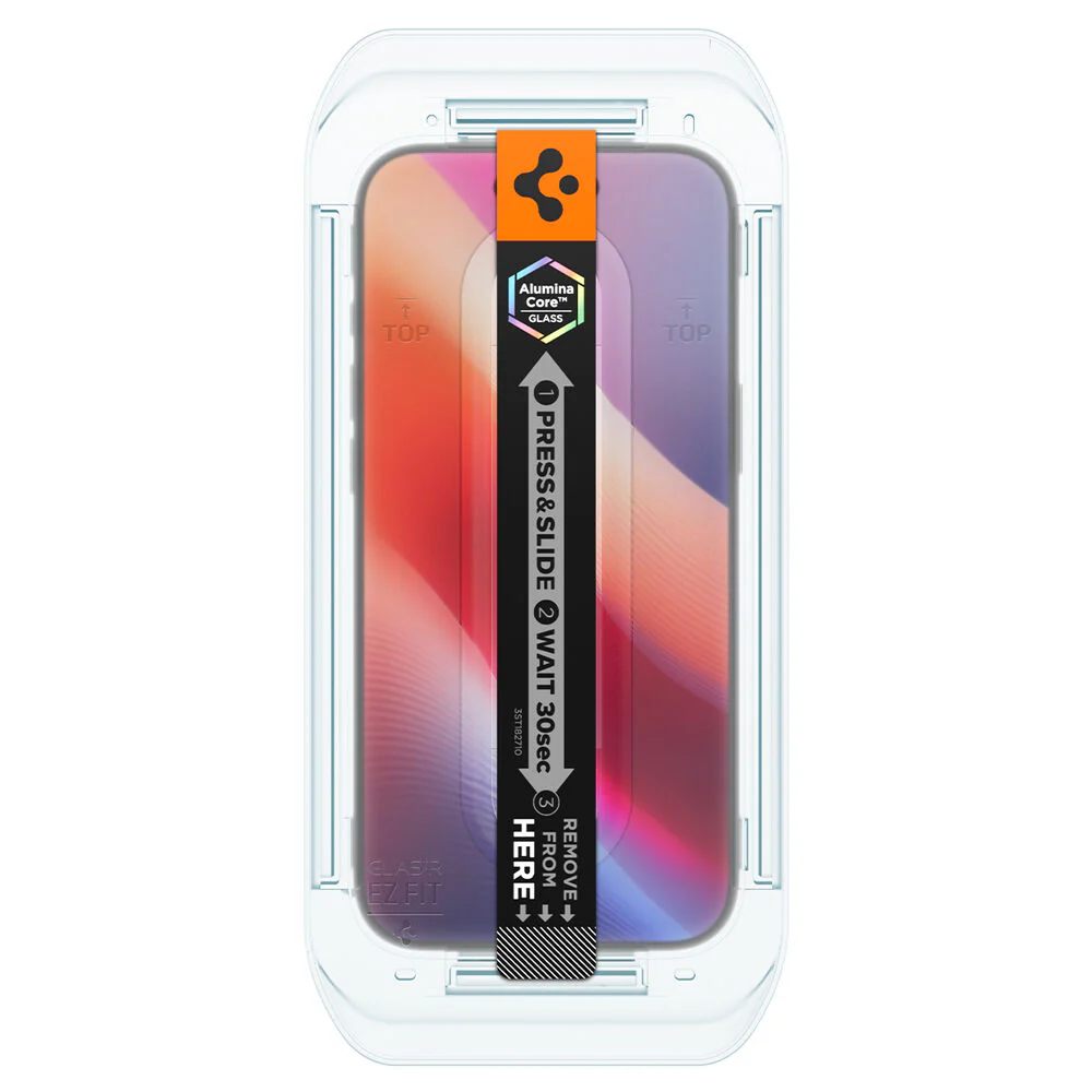 Spigen Apple iPhone Air GLAS.tR EZ Fit 2PCS Glass Screen Protector - Clear - Image 5