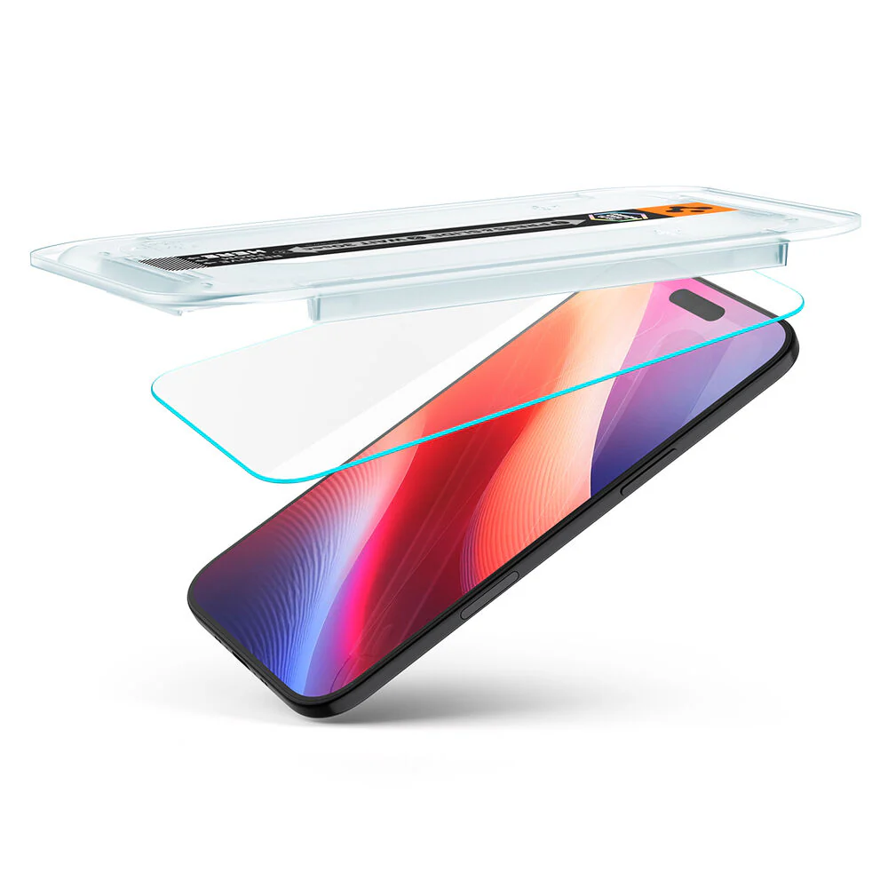 Spigen Apple iPhone Air GLAS.tR EZ Fit 2PCS Glass Screen Protector - Clear - Image 6