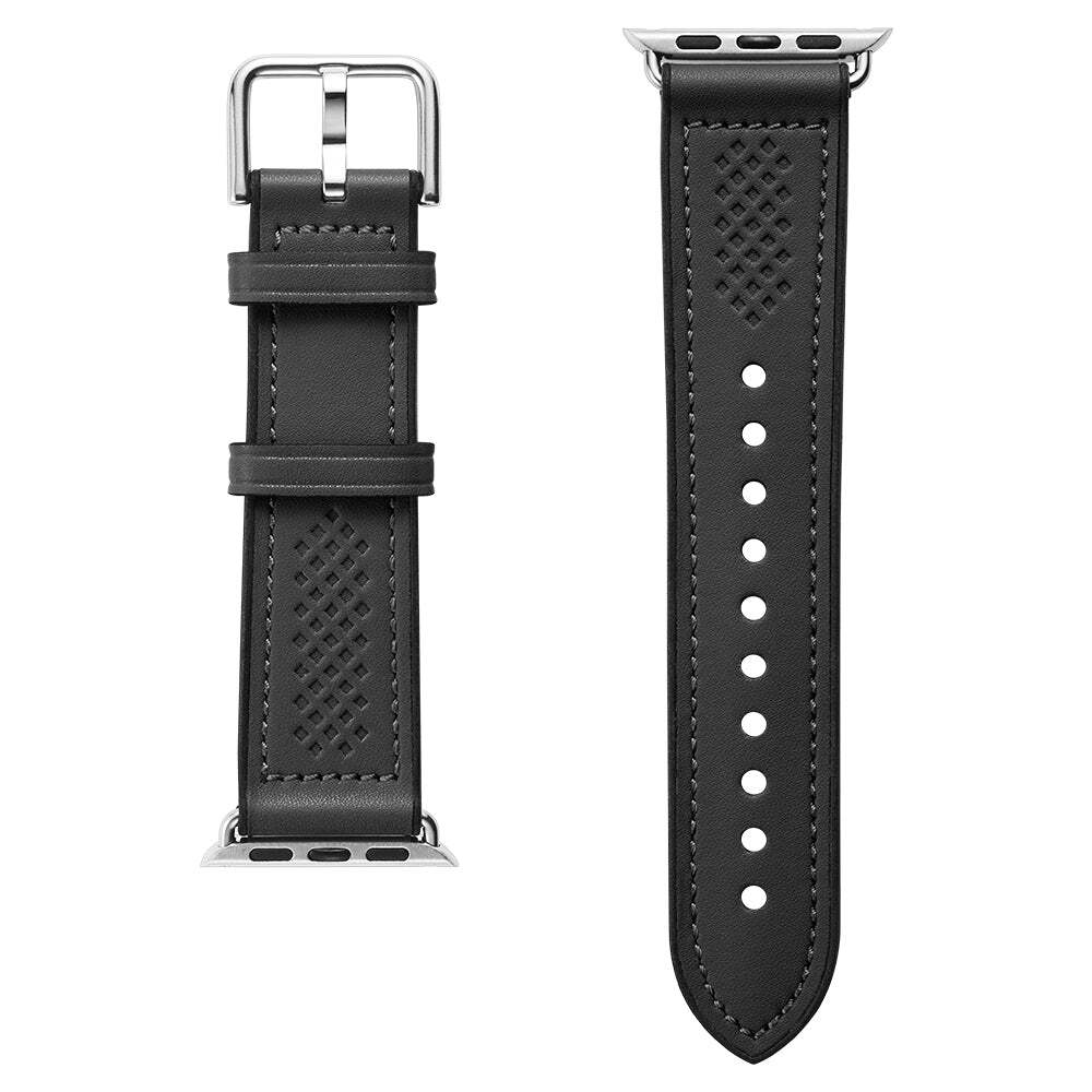 Spigen Apple Watch 41mm 40mm 38mm Retro Fit Wristband (Black) - Image 5