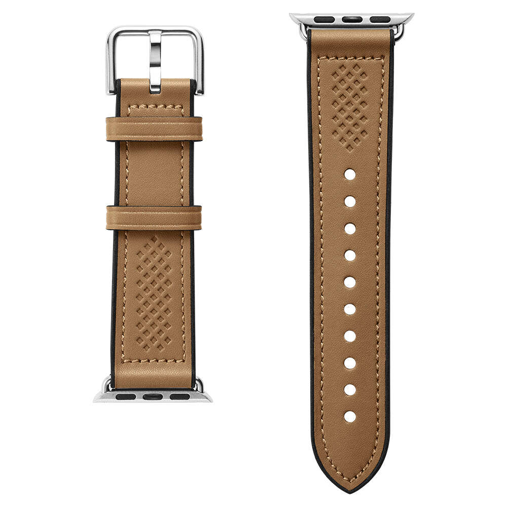 Spigen Apple Watch 41mm 40mm 38mm Retro Fit Wristband (Brown) - Image 5