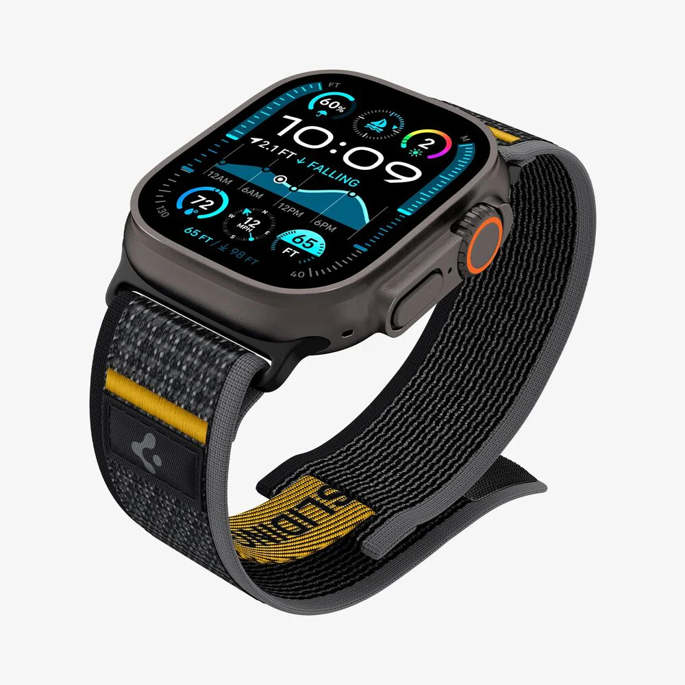 Spigen Apple Watch 42-49mm Athlex Air Wristband (Active Black) - Image 2