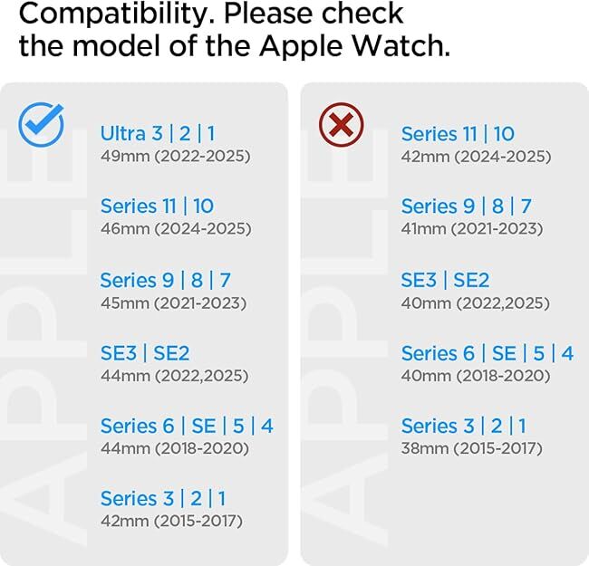 Spigen Apple Watch 42-49mm Athlex Air Wristband (Active Black) - Image 3