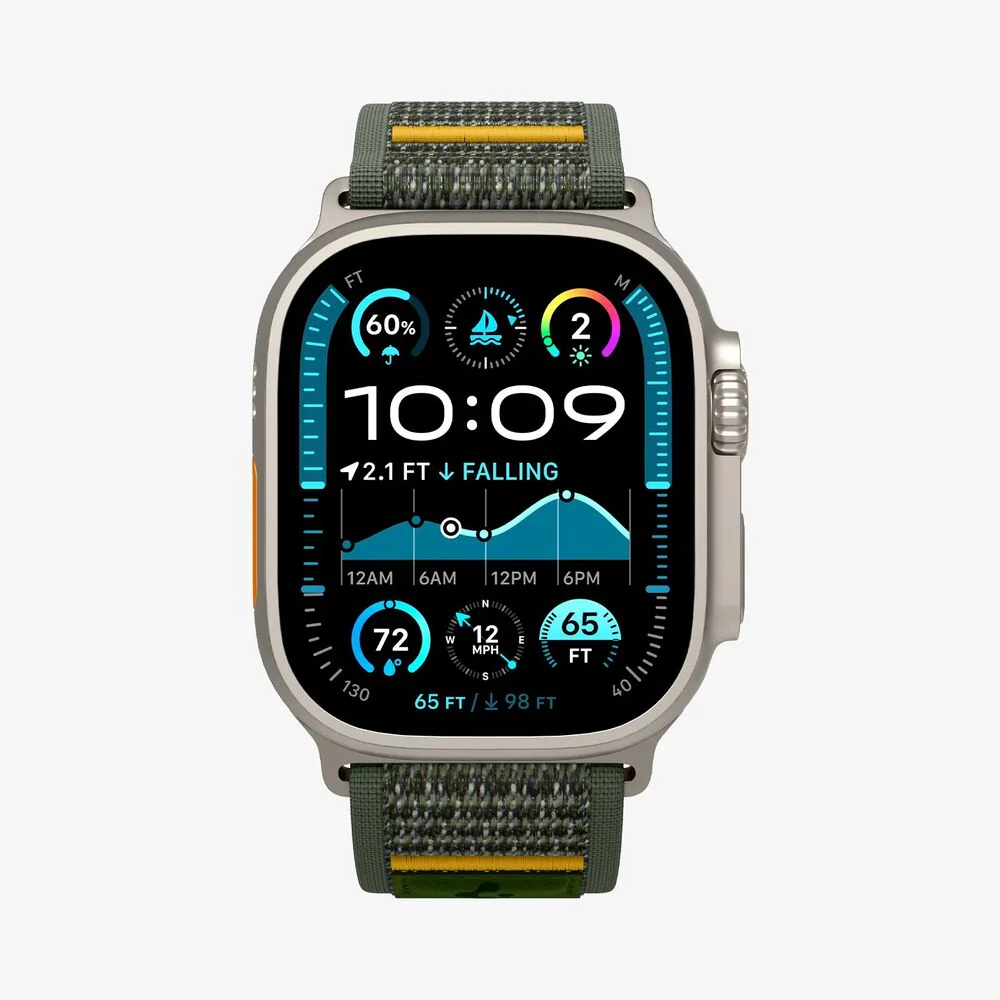 Spigen Apple Watch 42-49mm Athlex Air Wristband (Active Green) - Image 4