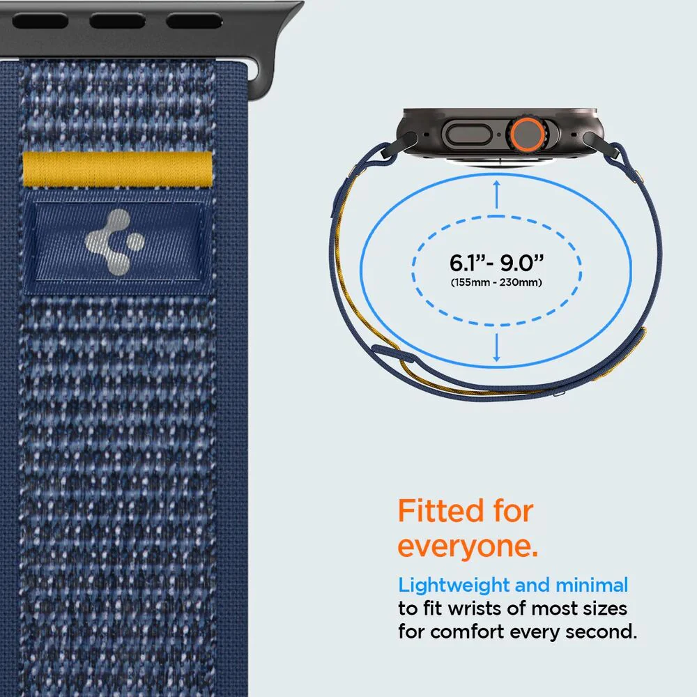 Spigen Apple Watch 42-49mm Athlex Air Wristband (Active Navy) - Image 3