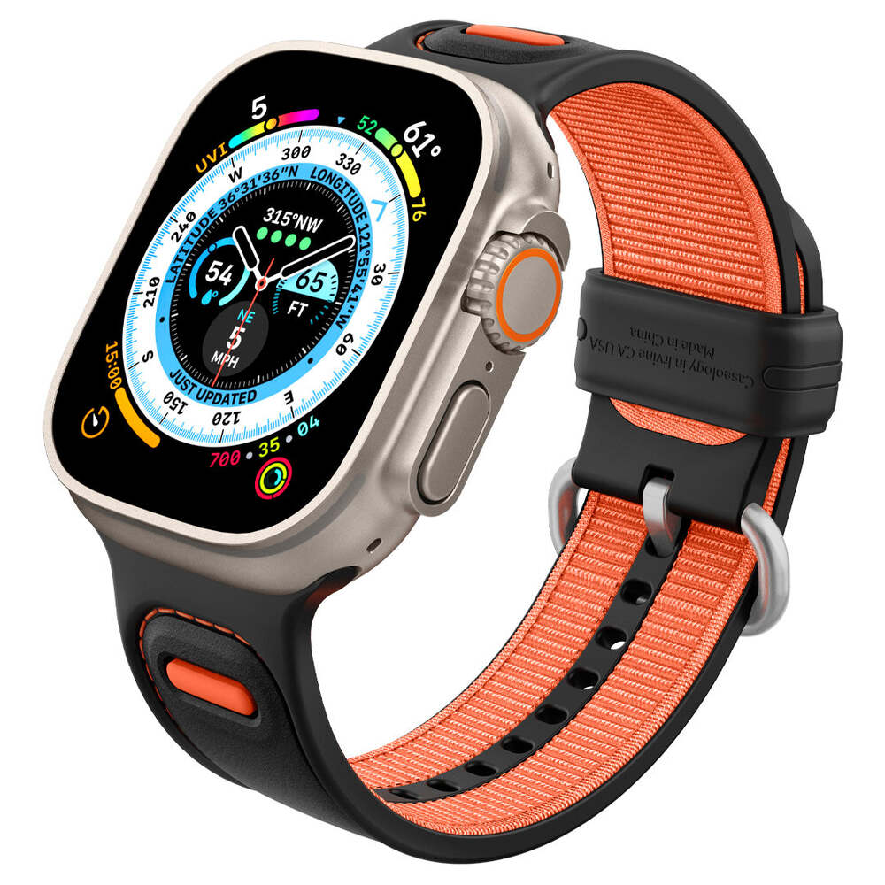 Spigen Apple Watch 42-49mm Athlex Wristband (Active Orange) - Image 3