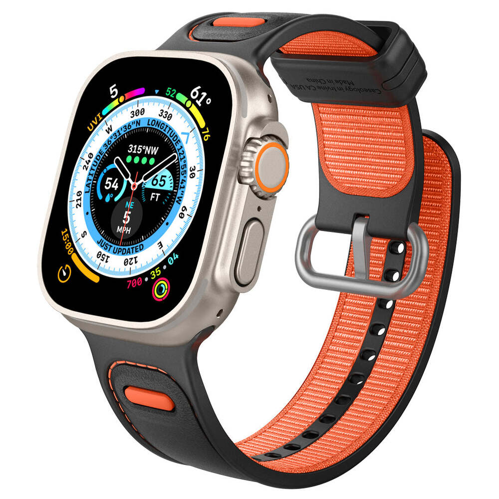 Spigen Apple Watch 42-49mm Athlex Wristband (Active Orange) - Image 4