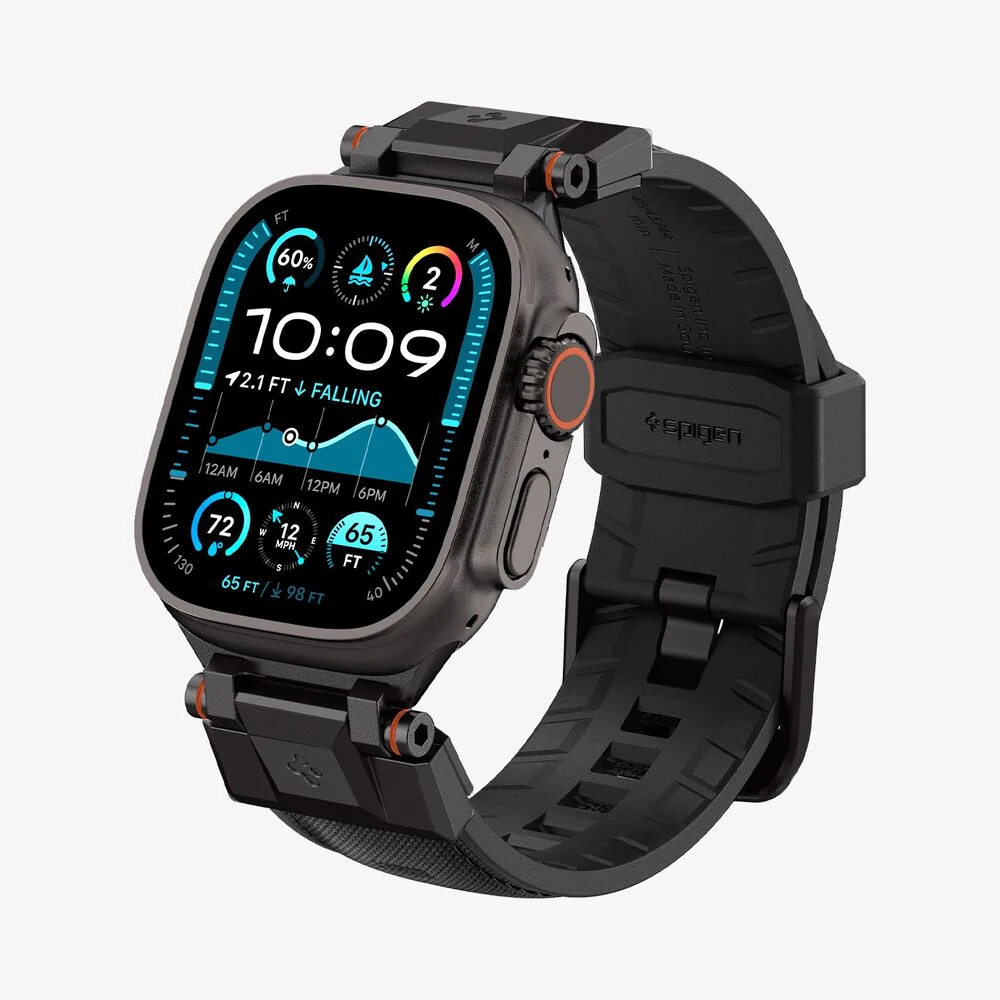 Spigen Apple Watch 42-49mm DuraPro Armor Wristband (Black Edition) - Image 4